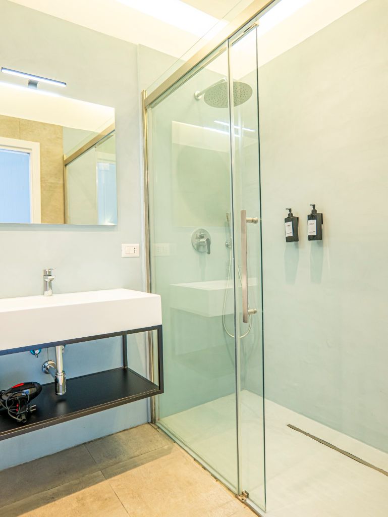 Bagno con doccia